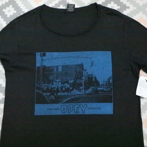 Obey Shirts - Vintage nwt OBEY Second Ave Austin Tee T-shirt Obey Shirts - Vintage nwt OBEY Second Ave Austin Tee T-shirt